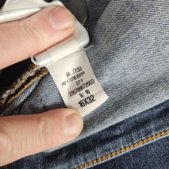 Lauren Ralph Lauren Jeans Womens 16x32 Blue Bootcut Medium Wash Denim 5 Pocket - Picture 2 of 16